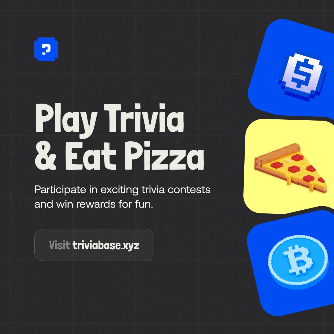 What more fun way to onboard normie to web3 at pizza day than trivia?