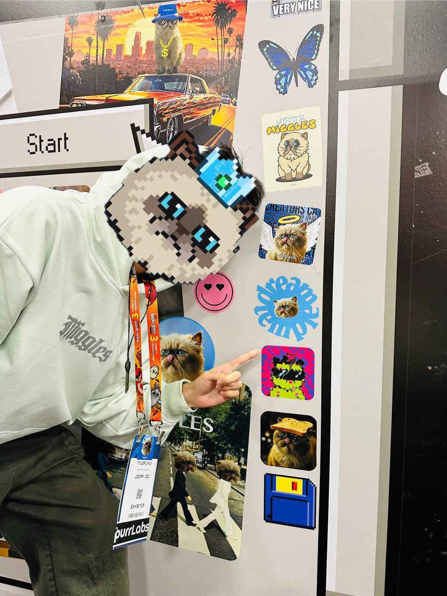 LandLady108's tweet photo. @crypto_birb I’d buy #miggles today if I were you. at Vegas licensing expo represented by jcorp, next to marvel and Disney 👀 https://t.co/yegdIMr4MB