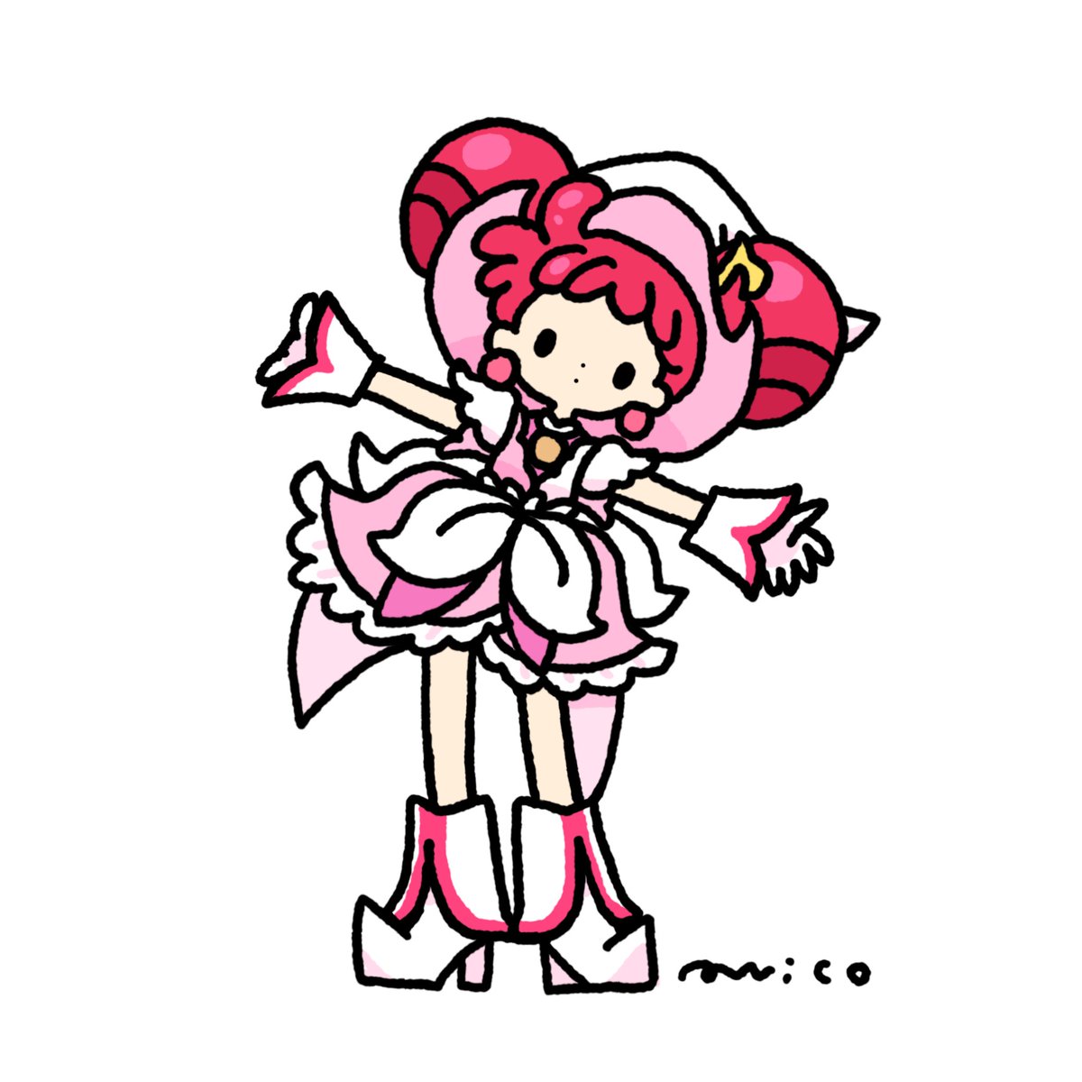 「Doremi Harukaze #今日は何の日 #ドレミの日 #おジャ魔女どれみ」|paricoのイラスト