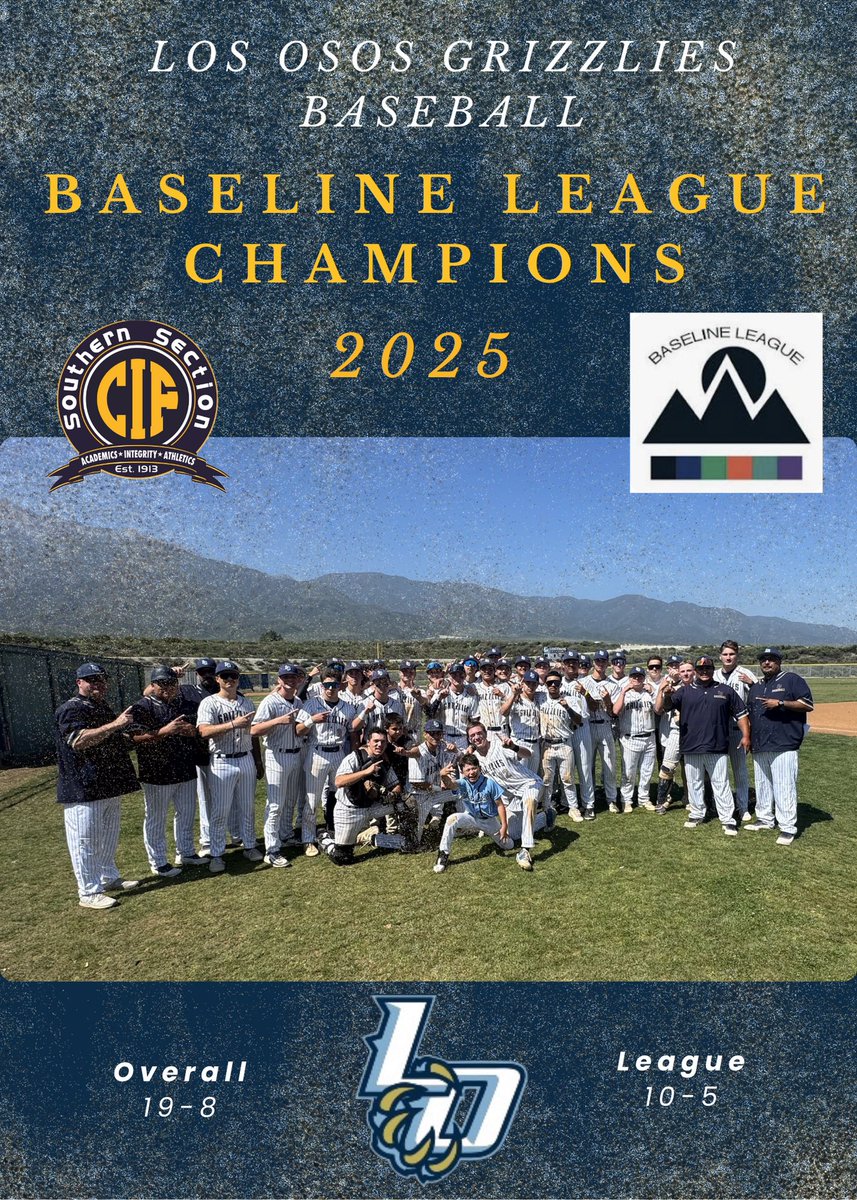 Man, couldn’t be prouder of my guys! Walked into the Lions den and put up a fight! We never gave in and that’s what means the most to our staff! What a group and honored to have coached them! Claws up to 2025 Baseline League Champs and made it to Round 2 of D1 playoffs!