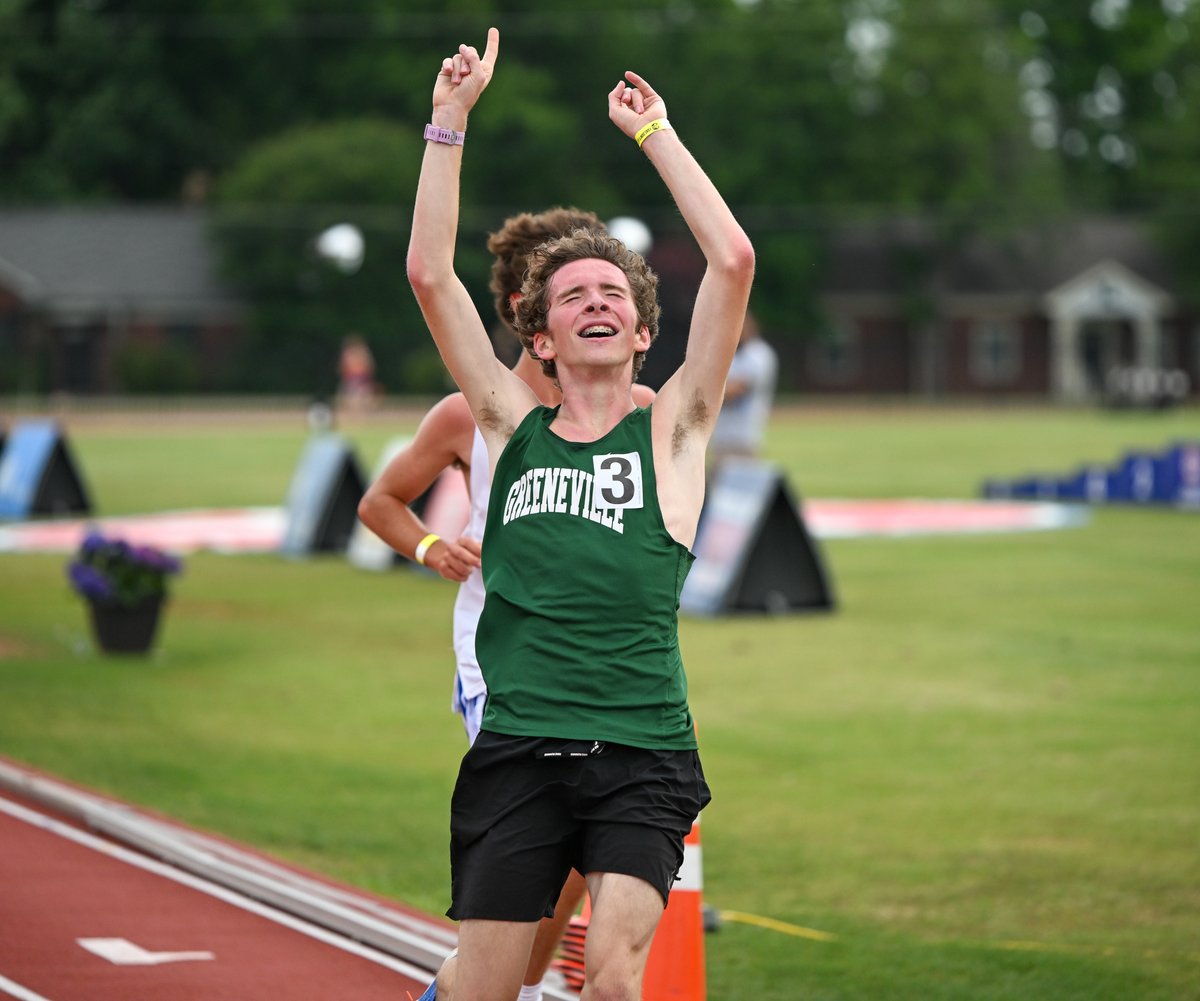 Greeneville's Trey Bailey got the first day of the Spring Fling started with a gold medal in the first event.
His 3,200 meter victory was Greeneville's 80th state championship.