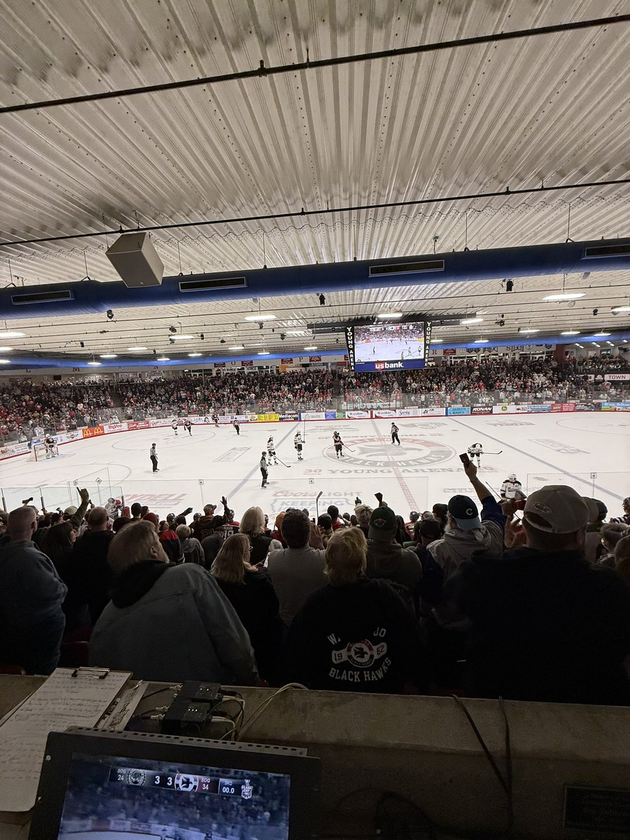 Jonny Lazarus (@jlazzy23) on Twitter photo One of the best hockey games I’ve watched.
For the third straight game, <a href="/BlckHawksHockey/">Waterloo Black Hawks</a> and <a href="/MuskegonJacks/">X- Muskegon Lumberjacks</a> will go to overtime, but this time, whoever scores will win the <a href="/USHL/">USHL</a> Clark Cup.
A winner-take-all OT on <a href="/FloHockey/">FloHockey</a>, tune in! One of the best hockey games I’ve watched.
For the third straight game, <a href="/BlckHawksHockey/">Waterloo Black Hawks</a> and <a href="/MuskegonJacks/">X- Muskegon Lumberjacks</a> will go to overtime, but this time, whoever scores will win the <a href="/USHL/">USHL</a> Clark Cup.
A winner-take-all OT on <a href="/FloHockey/">FloHockey</a>, tune in!