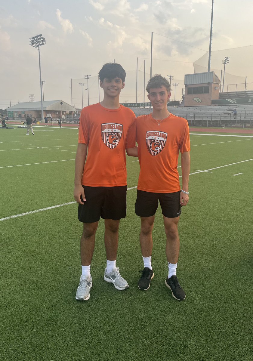 J. P. Somarriba &amp; Bradley Wonson volunteered tonight representing the BFC Bears!