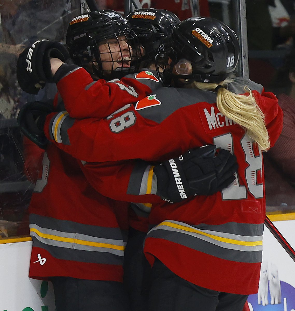 Tony Caldwell (@tonysunphoto) on Twitter photo Emily Clark from the #Ottawa #Charge celebrates her overtime winning goal against Nicole Hensley from the Minnesota Frost during overtime action at TD Place in Ottawa Tuesday. <a href="/OttawaCitizen/">Ottawa Citizen</a> <a href="/PWHL_Ottawa/">x - Ottawa Charge</a> <a href="/PWHL_Minnesota/">x - Minnesota Frost</a> #ottsports #ottnews Emily Clark from the #Ottawa #Charge celebrates her overtime winning goal against Nicole Hensley from the Minnesota Frost during overtime action at TD Place in Ottawa Tuesday. <a href="/OttawaCitizen/">Ottawa Citizen</a> <a href="/PWHL_Ottawa/">x - Ottawa Charge</a> <a href="/PWHL_Minnesota/">x - Minnesota Frost</a> #ottsports #ottnews
