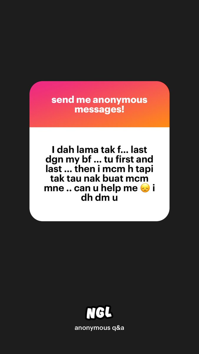 Ofc boleh🤪tapi takde pun dm you