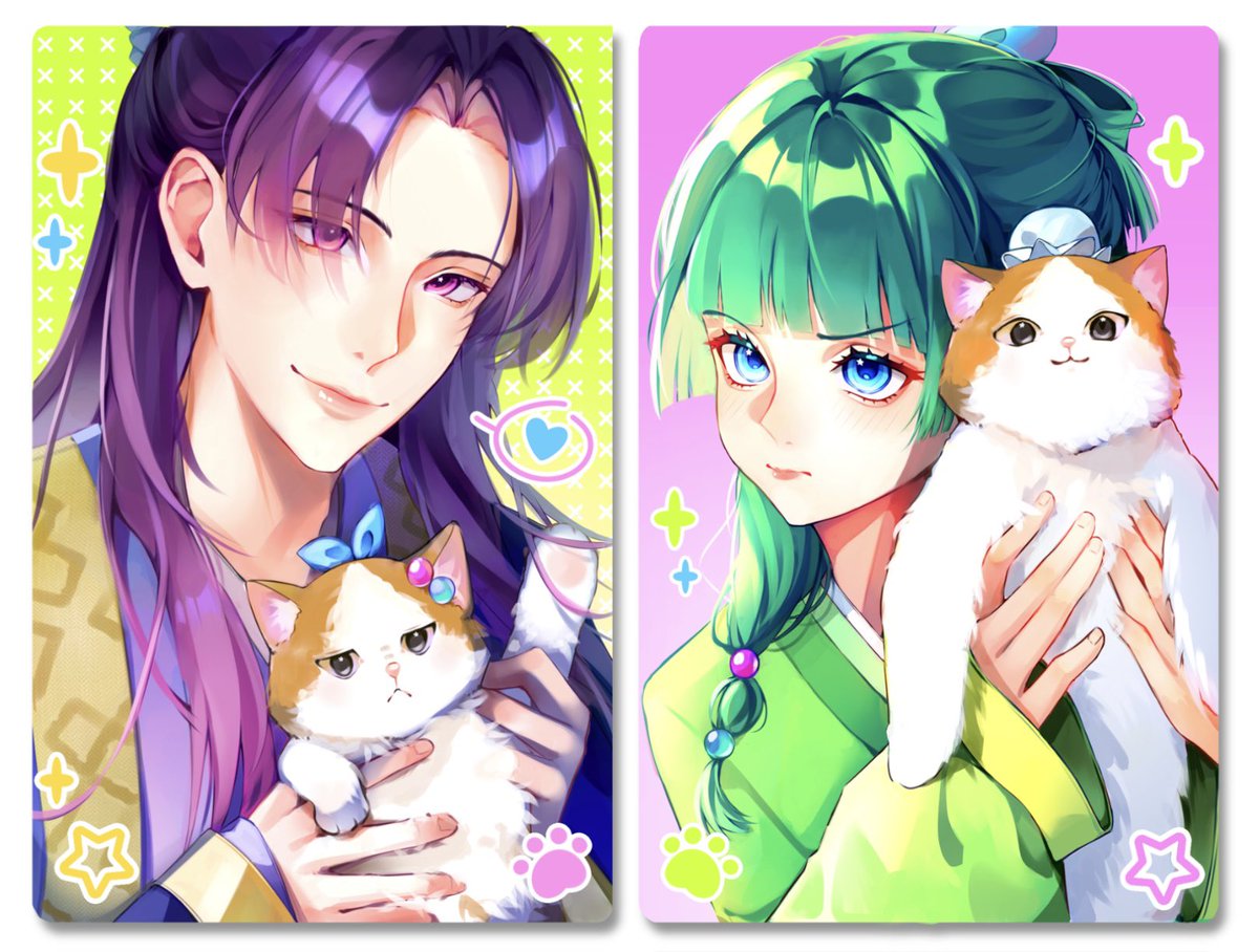 #JinMao 💜💚
#薬屋のひとりごと
