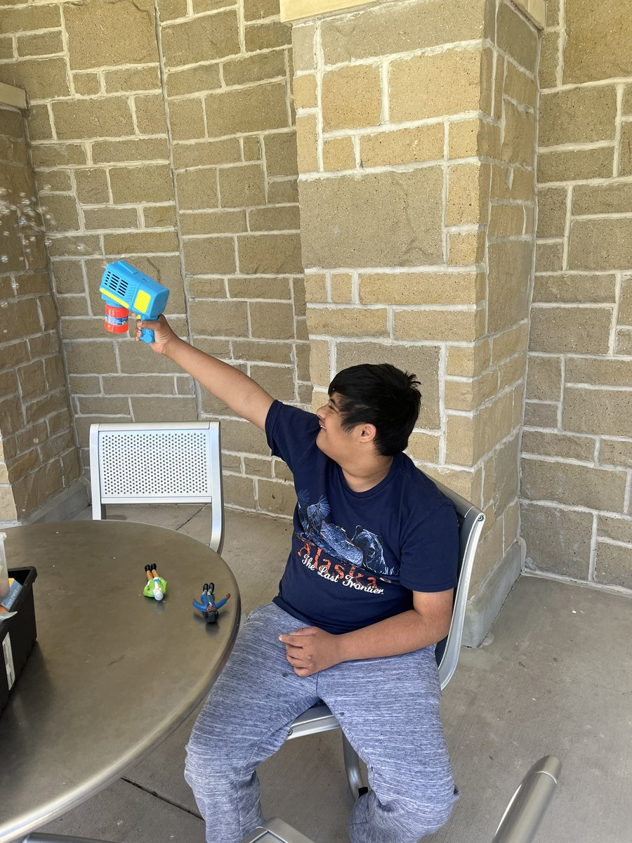 Last library day with my friends in life skills. We celebrated with ice cream and lots of bubbles. I’m going to miss them this summer—they’ve been the highlight of my time at <a href="/ProsperHaysMS/">Hays Middle School</a> 💙
