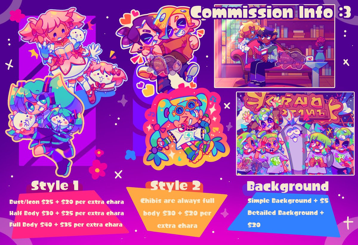 ashy_black_cat's tweet image. UPDATED COMMS!! Added colored sketches :3 DM if you’re interested!! (Additional info in replies)