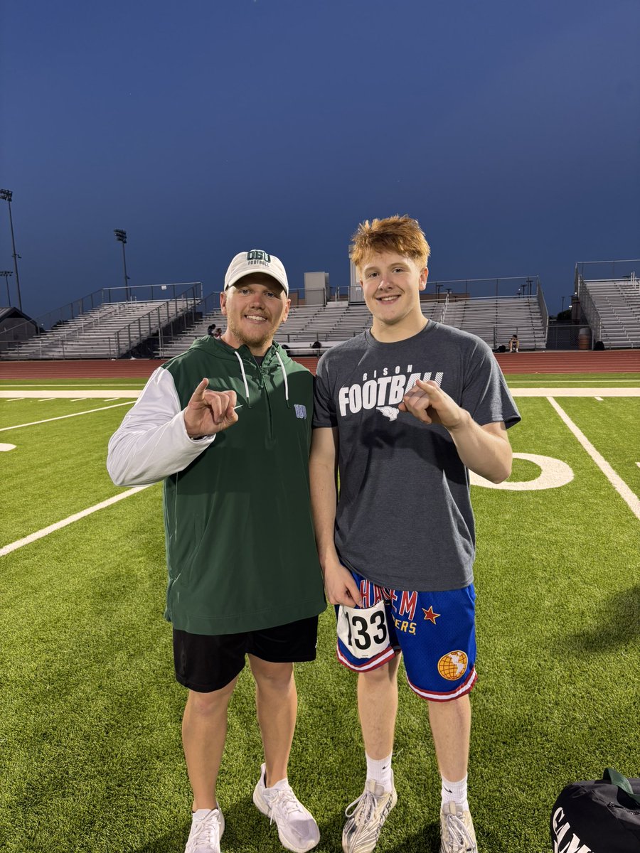 Had a great time competing today with <a href="/OBU_Football/">OBU Football</a> 
<a href="/OBUCoachJensen/">Chris Jensen</a> <a href="/macefarq/">Mason Farquhar</a> <a href="/CoachStuJohnson/">Stu Johnson</a> <a href="/CoachTimBrooks/">Tim Brooks</a> <a href="/MBHSFootball/">MBHS Bronco Football</a>