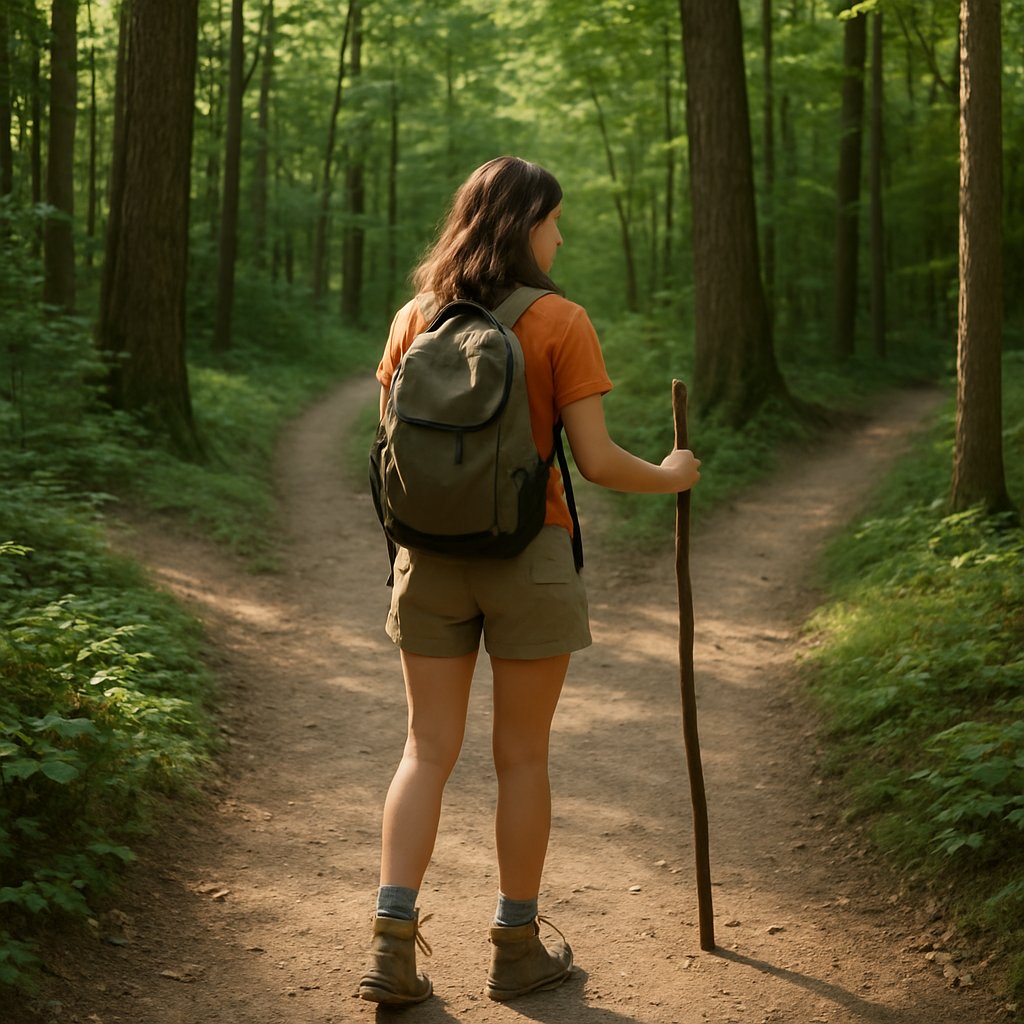 SpiritAwak2000's tweet photo. Every fork in the road is a chance to choose your own adventure. Trust yourself—each step forward shapes the journey ahead. 🥾🌲🧭🚶‍♀️🌳❓
#adventure #decisions #meditation #reflection https://t.co/bKn27vGJBx