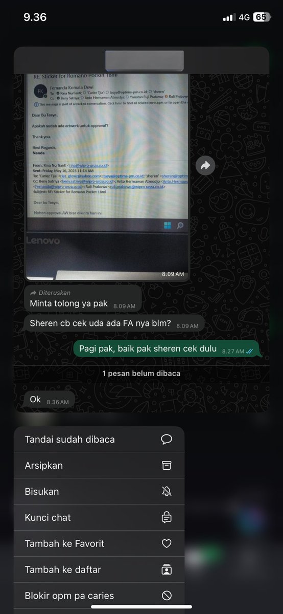 Siapa yg masih cuti tapi di chat bos nya baik baik  balesnya? ☝🏻☝🏻☝🏻