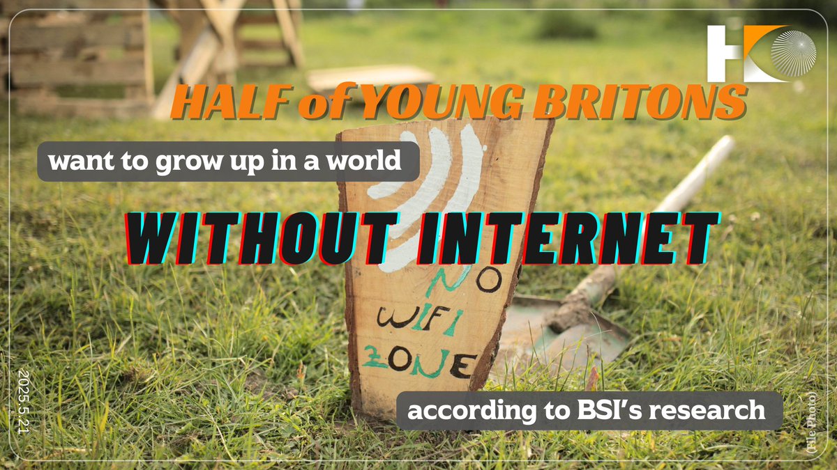 HKeye_'s tweet image. Half (47%) of young Britons aged 16 to 21 would prefer to be young in a world without the internet, according to a new research published by BSI.
#hkeye #Britain #teenagers 
#YouthMatters #ukteenchat #DigitalTeens
#OnlineGeneration
#cyber #SocialMediaTips 
#SCREEN #digitalhealth