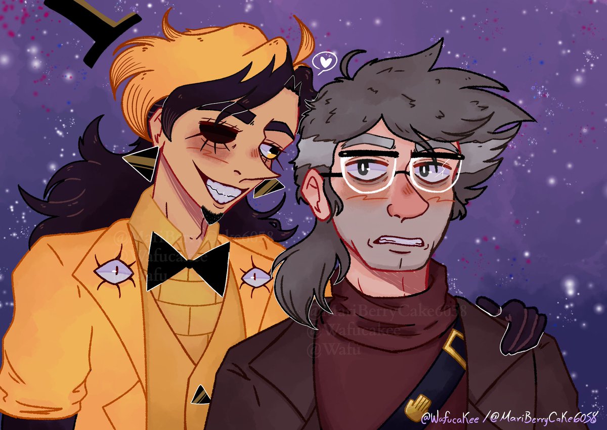 MCake6058's tweet image. Them💥
#billford #billcipher #stanfordpines #GravityFalls #GravityFallsAU