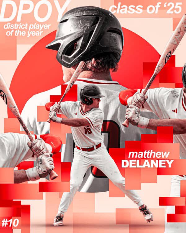 Congratulations to senior <a href="/MDelaney2025/">Matthew Delaney</a> for winning District Player of the Year.