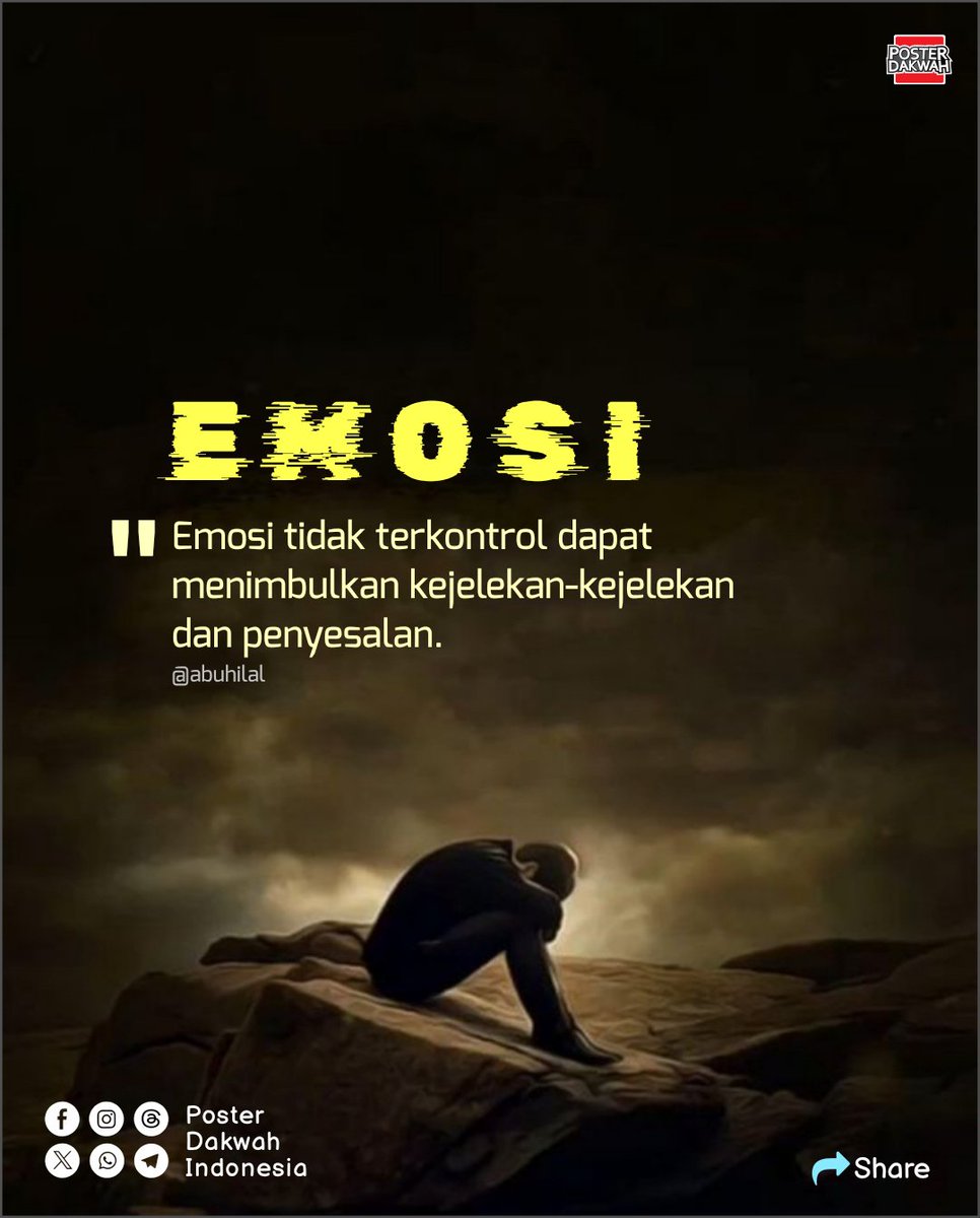 E M O S I

#emosi
#penyesalan
#marah