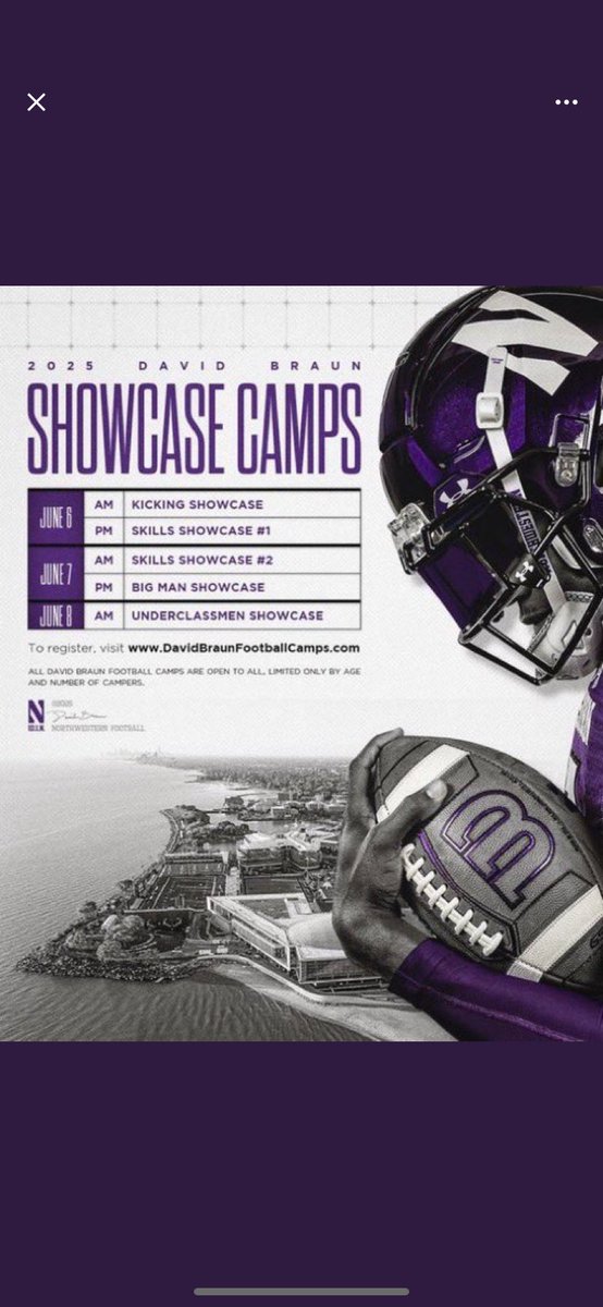 I will be attending the Skill and Specialist showcase on June 6th! I would like to thank <a href="/t_hask21/">Tyler Haskins</a> for personally inviting me! I’ll be wearing white Nike Vapor cleats and a <a href="/qbwon/">QBWON</a> towel. Make sure you see me out there!

<a href="/NUFBFamily/">Northwestern Football</a> <a href="/PrepRedzoneIL/">Prep Redzone Illinois</a> <a href="/DeepDishFB/">DEEP DISH FOOTBALL</a> <a href="/scoutsfootball1/">Go Scouts Football</a>