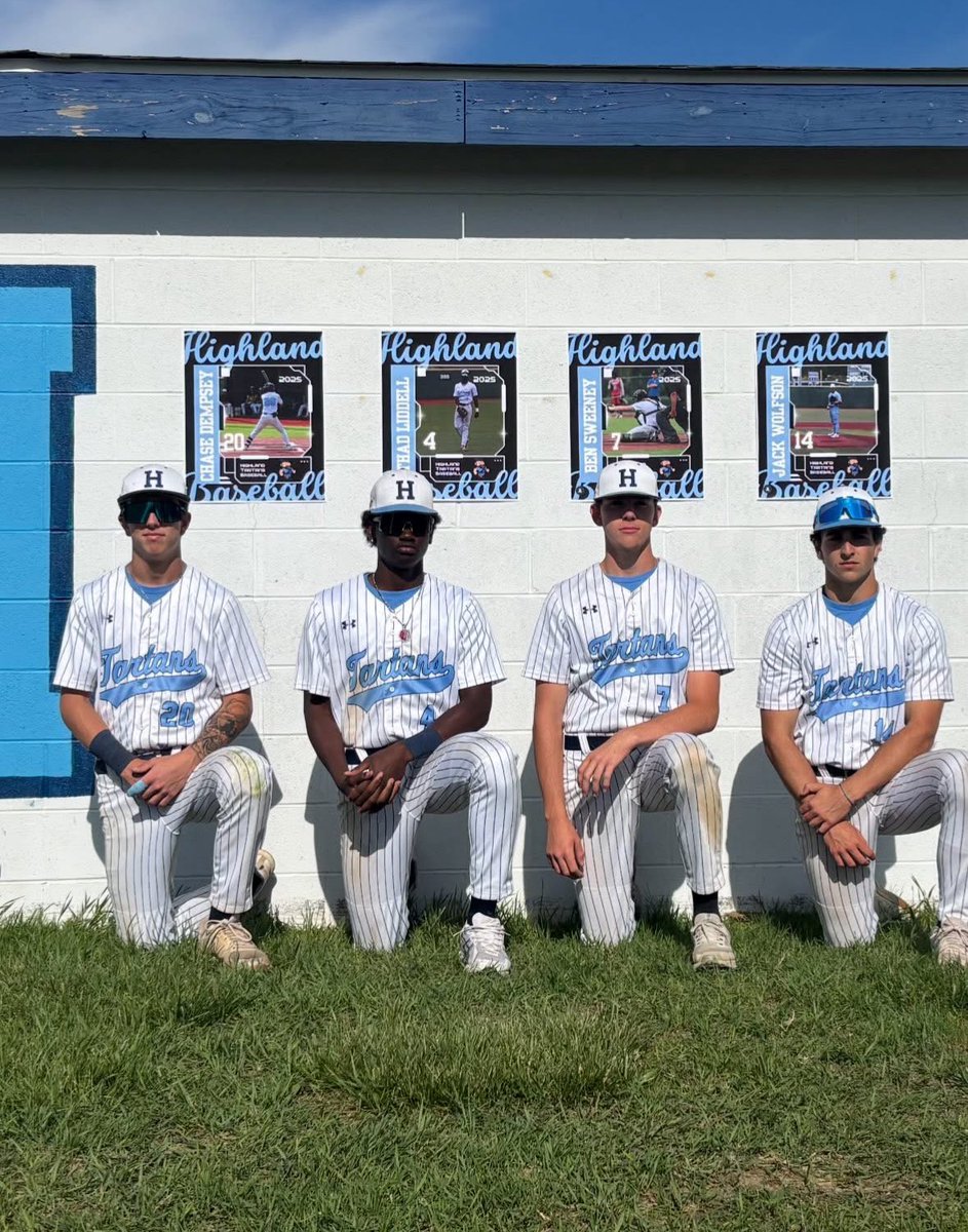 2025 Senior Night for the boys🎓Definitely a special one. Thank you to our Highland Baseball Booster Club for making today possible🙏 Back to work tomorrow @ Home vs Deptford🔥 #RollTarts #seniornight <a href="/Highland2base/">DJGORE2</a>