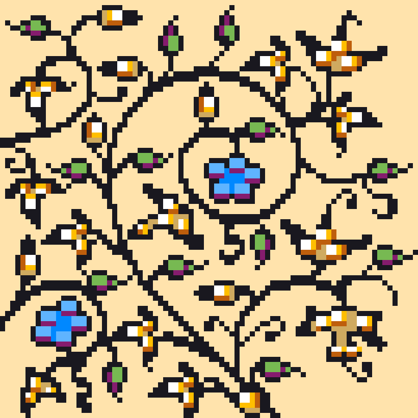 practicing medieval illuminations #pixelart