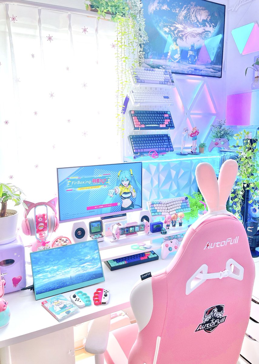 saachandesu_u_'s tweet image. トレーニング終了🤜💕
#FitBoxing初音ミク 
#switch #autofull