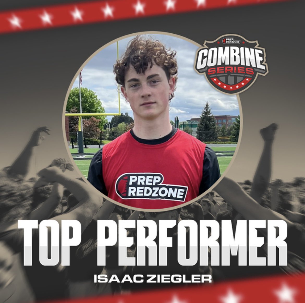 isaaczieglerqb's tweet photo. Had a great time in Milwaukee at the @PrepRedzoneWI Combine! Grateful to be recognized as a Top Performer. Thanks @MJ_NFLDraft ‼️📈
@travisWSN 
@247Sports  
@AllenTrieu 
@NIUCoachHammock  
@CoachReed18
@coachwaltbell https://t.co/wy3oKhlcGj