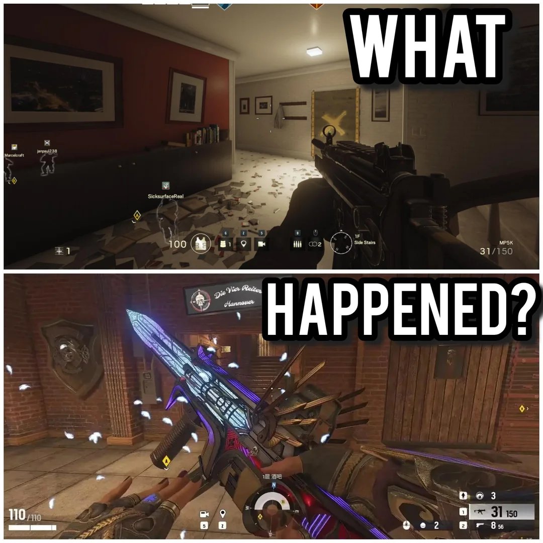 We all knew R6 has had an identity crisis but this takes the cake