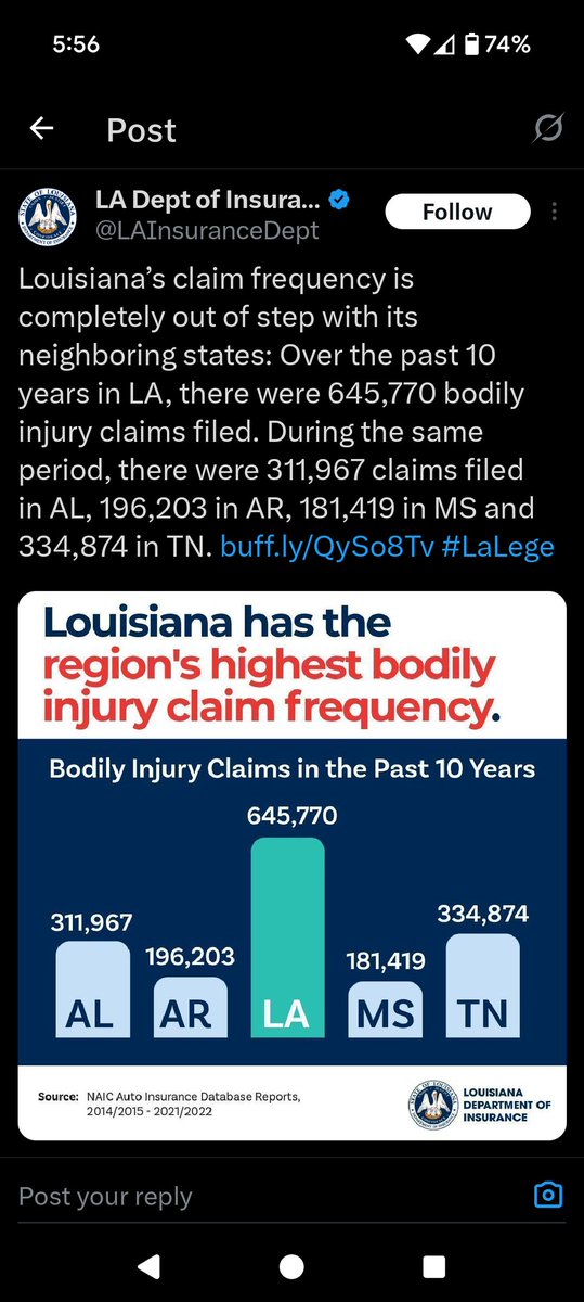 blakearcuri's tweet image. #notthelawyers

Who is filing 2-3x the claims, @RoyceDuplessis? Are insurance companies.... prompting the filing of injury claims at a rate magnitudes higher than everyone else?

Please explain. #notcredible