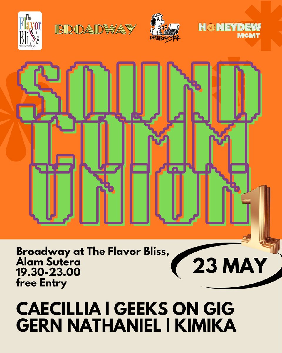 deathrockstar's tweet photo. @TabraklariNih tanggal 23 May di Alam Sutra.

@geeksongig_id Caecillia 
&amp; introducing
KIMIKA singer-song writer SMU. gue suka lagunya dreamy2 gitu. cek di dsp.

+
Gern Nathaniel < ini sunshine 6os pop. belon rilis single. https://t.co/kPtzLfbiWv