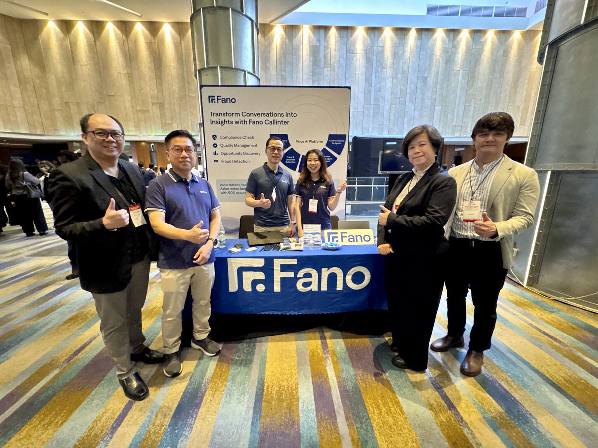 Hey KL! 🇲🇾👋 Thrilled to be at the #NCCC2025 with <a href="/CCAMalaysia/">CCAM</a>! 🎉 Passionate about #CX Visit us to see how Fano’s Voice AI - speech recognition, speaker verification, and NLP - transforms contact centers with personalized interactions, compliance, and fraud detection.  🚀