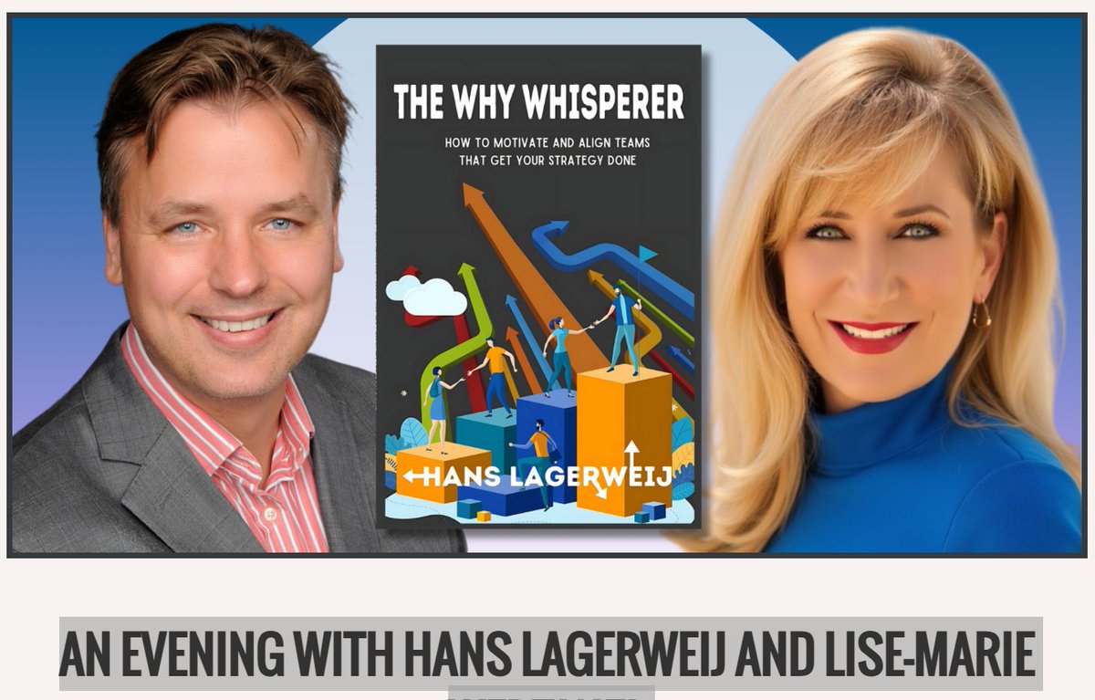 Miami friends! This SUNDAY, May 25th! Ditch the dull, embrace the FUN in strategy! Join Hans Lagerweij  &amp; Lise-Marie Wertanz at <a href="/BooksandBooks/">Books & Books</a> Coral Gables for #TheWhyWhisperer. Learn to get your teams aligned &amp; excited. FREE! 5PM. booksandbooks.com/event/an-eveni… #StrategyThatWorks
