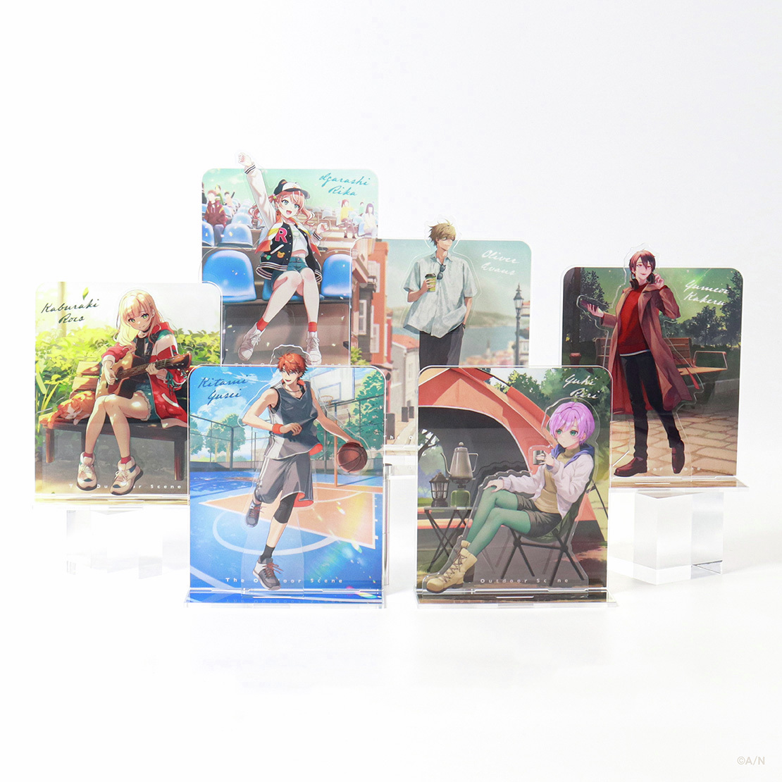 TheOutdoorScene グッズ紹介①】 撮りおろしビジュアルが「アクリル