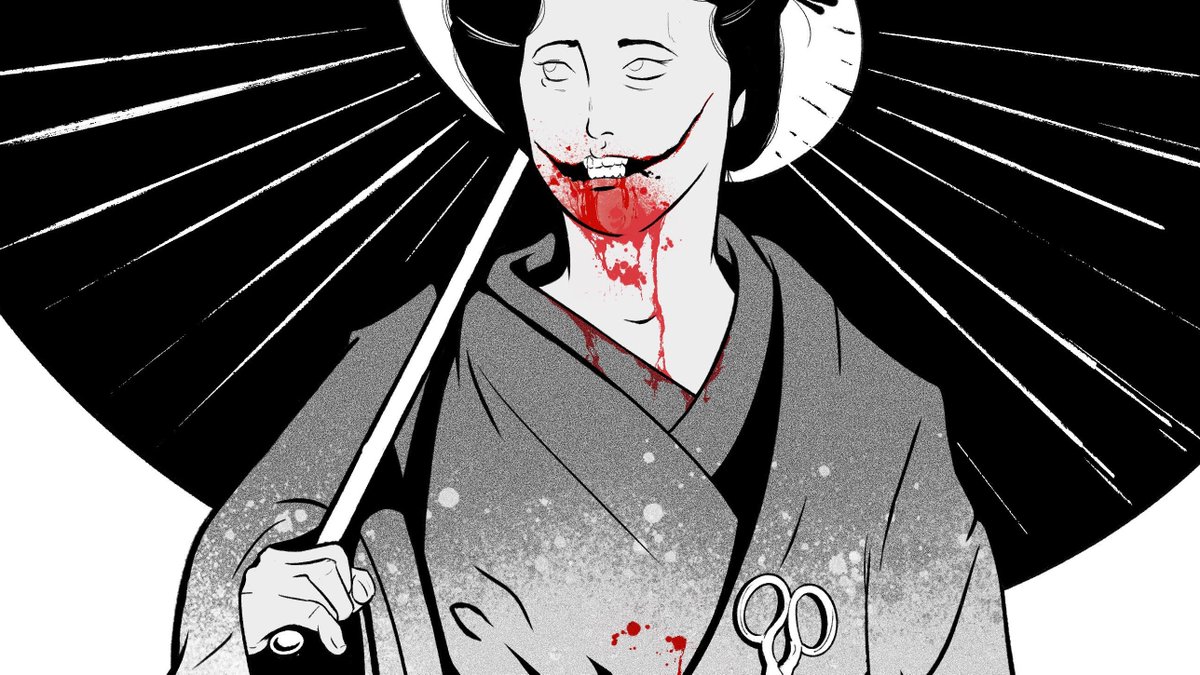 chema's tweet image. I've just uploaded the sixth version of the WIP file of Tokyo: A City Crawl for Yokai Hunters Society. Includes: new ward (Shiba), new yokai (Kuchisake Onna), maps, new illustrations, new introductory chapter, and reworked layout.

patreon.com/posts/109548676