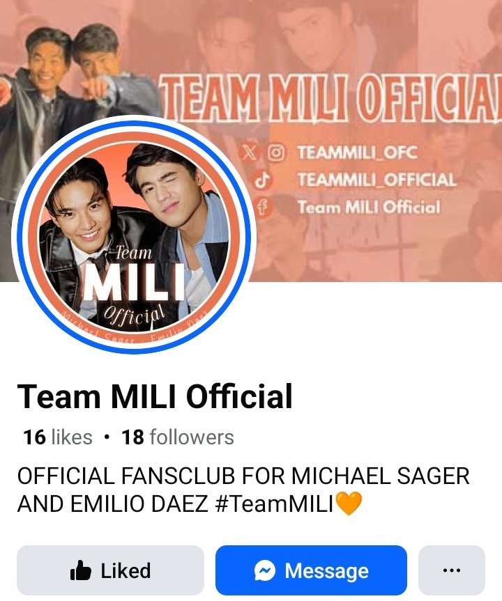 TeamMILI_OFC's tweet photo. HELLO, MILINIANS🧡✨

To get latest update about Emilio and Michael, let’s keep the support going strong! Make sure to follow all our official social media accounts and hype up every post by liking, sharing, and commenting. Every interaction counts.

LETS GO TEAM MILI💪🏻
#TeamMILI https://t.co/4BClMizVNs