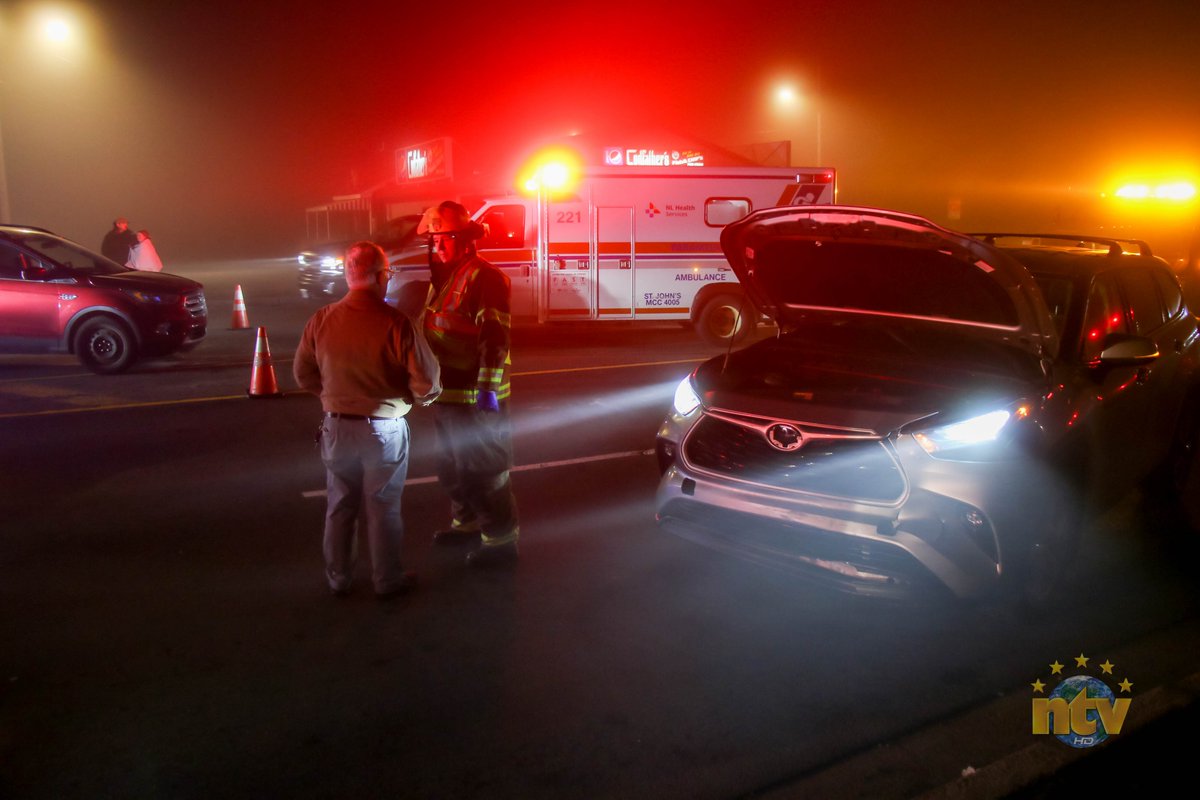 There were no serious injuries reported to any of seven occupants of the two vehicles involved in a collision on Topsail Road in Paradise late Tuesday evening.

ntv.ca/evening-collis…

#nltraffic <a href="/NTVNewsNL/">NTV News</a>