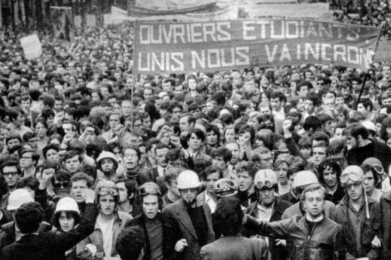 #OtD 21 May 1968 during the May uprising in France, radical workers and students formed a joint Workers-Students Action Committee to support an ongoing strike and occupation at Paris's Citroen auto plant stories.workingclasshistory.com/article/9417/w…