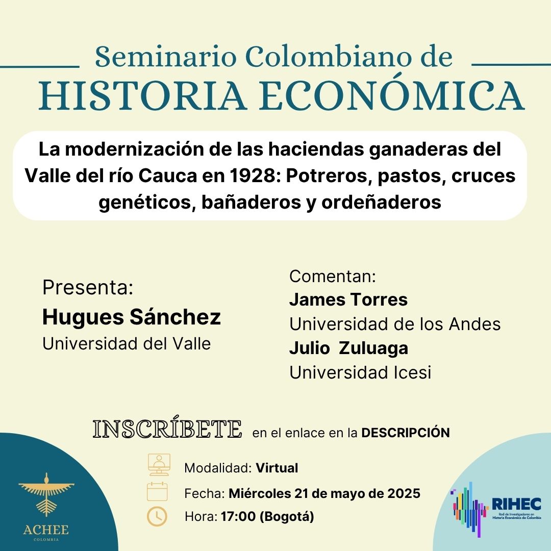 Mañana, no se lo pierdan nuestro Seminario Colombiano de Historia Económica. Inscríbete  instagram.com/p/DJ5kLxEv9ob/…