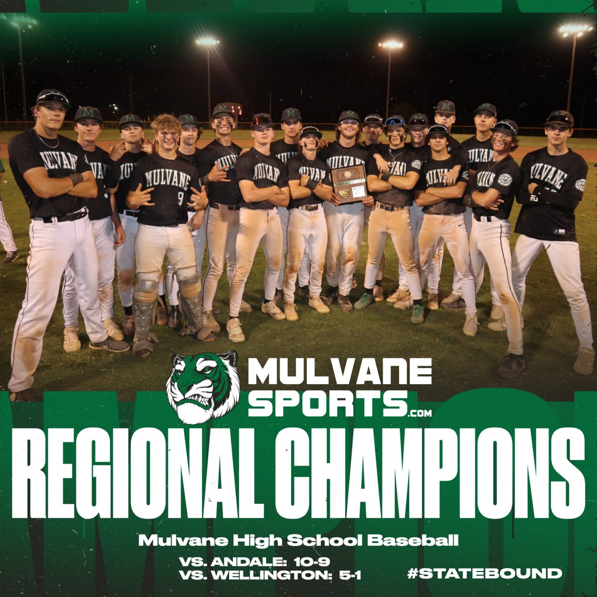 Mulvane Sports (@mulvanesports) on Twitter photo โพ REGIONAL CHAMPIONS!! CONGRATS to the Mulvane baseball team who defeated Andale 10-9 and Wellington 5-1 to win the 4A Regional #3 and will be heading to the 4A State Tournament in Salina on May 29, 2025 -May 30, 2025. Way to go fellas!! Keep it rolling!!! ๐ช <a href="/MulvaneBasebal1/">Mulvane Baseball</a> โพ REGIONAL CHAMPIONS!! CONGRATS to the Mulvane baseball team who defeated Andale 10-9 and Wellington 5-1 to win the 4A Regional #3 and will be heading to the 4A State Tournament in Salina on May 29, 2025 -May 30, 2025. Way to go fellas!! Keep it rolling!!! ๐ช <a href="/MulvaneBasebal1/">Mulvane Baseball</a>