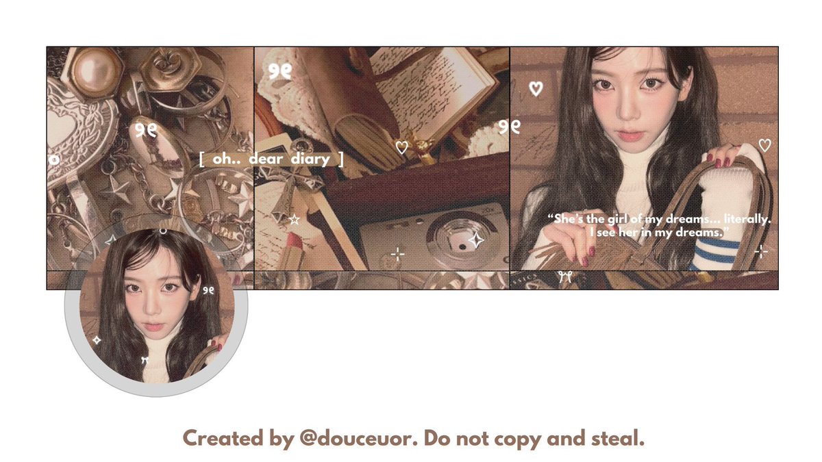 douceuor's tweet image. Help repost? Thank you.
⠀
Serba-serbi Karina disini! 🤎 If anyone interested to having this layout, please kindly dm me. ( alt for more info ) #zonauang 
⠀⠀
