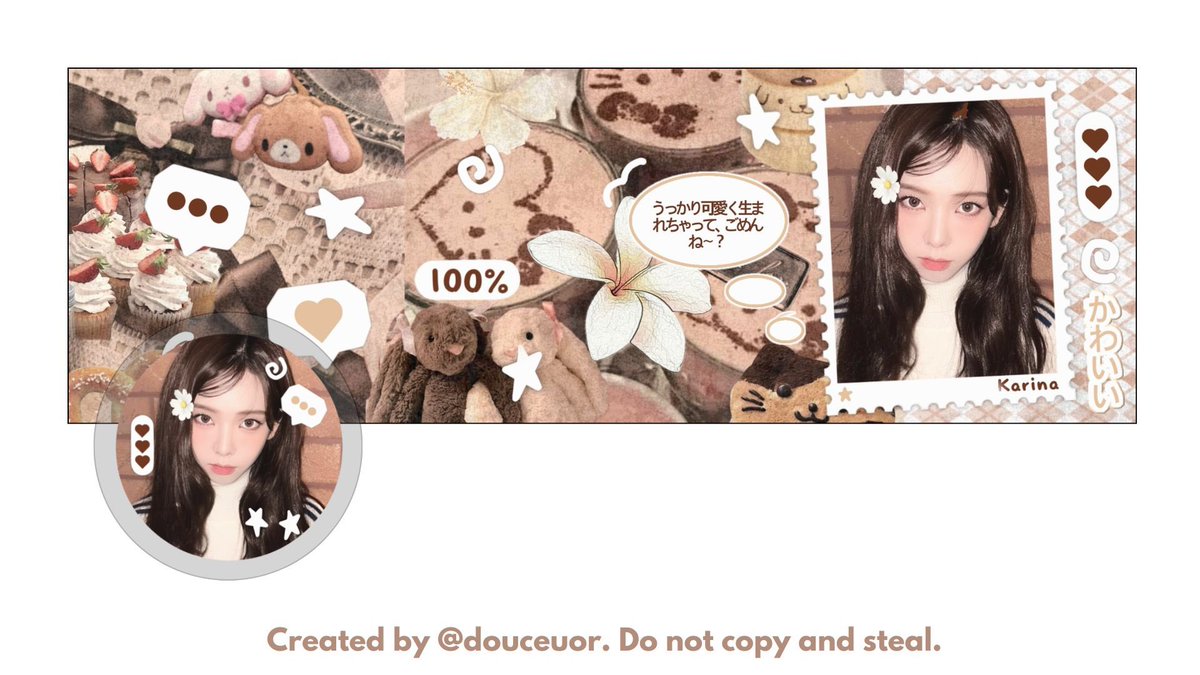 douceuor's tweet image. Help repost? Thank you.
⠀
Serba-serbi Karina disini! 🤎 If anyone interested to having this layout, please kindly dm me. ( alt for more info ) #zonauang 
⠀⠀