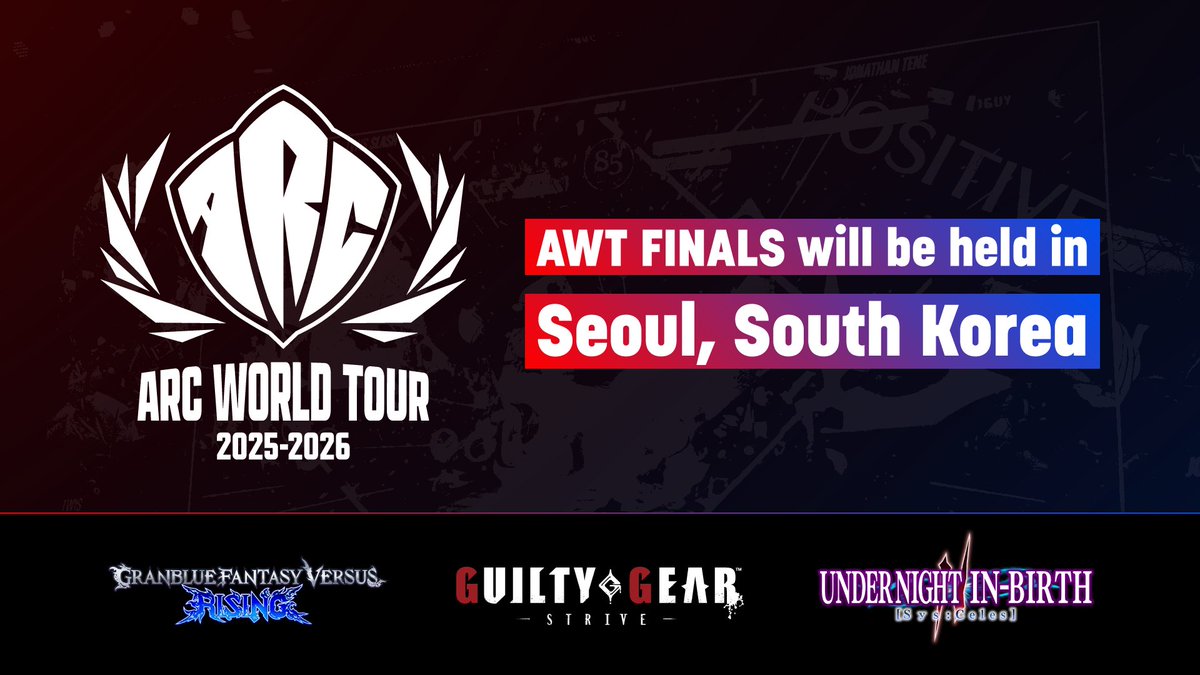 ์ํฌ์์คํ
์์ค ์์์ (@asw_asia) on Twitter photo โจ์ํฌ ์๋ ํฌ์ด 2025-2026 ์น์ฌ์ดํธ ์
๋ฐ์ดํธโจ
๋ํ๋ฏผ๊ตญ ์์ธ์์ ๊ฒฐ์น ๋ํ ๊ฐ์ต๊ฐ ๊ฒฐ์ ๋
ใARC WORLD TOUR 2025-2026ใ ๊ณต์ ์ฌ์ดํธ๊ฐ ์
๋ฐ์ดํธ๋์์ต๋๋ค!
์๋กญ๊ฒ ํ๊ตญ์ด ํ์ด์ง๋ ์ ์ค!
๋ง์ ๊ด์ฌ ๋ถํ๋๋ฆฝ๋๋ค.
๐ข ๊ณต์ ์ฌ์ดํธ (ํ๊ตญ์ด)
arcsystemworks.asia/awt2025/kr/
#์ํฌ์๋ํฌ์ด #AWT25_26 โจ์ํฌ ์๋ ํฌ์ด 2025-2026 ์น์ฌ์ดํธ ์
๋ฐ์ดํธโจ
๋ํ๋ฏผ๊ตญ ์์ธ์์ ๊ฒฐ์น ๋ํ ๊ฐ์ต๊ฐ ๊ฒฐ์ ๋
ใARC WORLD TOUR 2025-2026ใ ๊ณต์ ์ฌ์ดํธ๊ฐ ์
๋ฐ์ดํธ๋์์ต๋๋ค!
์๋กญ๊ฒ ํ๊ตญ์ด ํ์ด์ง๋ ์ ์ค!
๋ง์ ๊ด์ฌ ๋ถํ๋๋ฆฝ๋๋ค.
๐ข ๊ณต์ ์ฌ์ดํธ (ํ๊ตญ์ด)
arcsystemworks.asia/awt2025/kr/
#์ํฌ์๋ํฌ์ด #AWT25_26