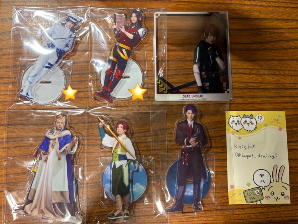 【交換】エーステ アクスタ ランブロ
【譲】
咲也,真澄,至,千景,シトロン,一成,九門,十座,万里,太一,莇,臣,紬
【求】
アクスタ:至,一成&gt;万里&gt;悪魔太一
ランブロ
ラスプラ:一成全身
悪魔:太一up,莇up,紬&amp;太一

異種交換可
京都手渡し(奈良大阪要相談)or郵送
↓