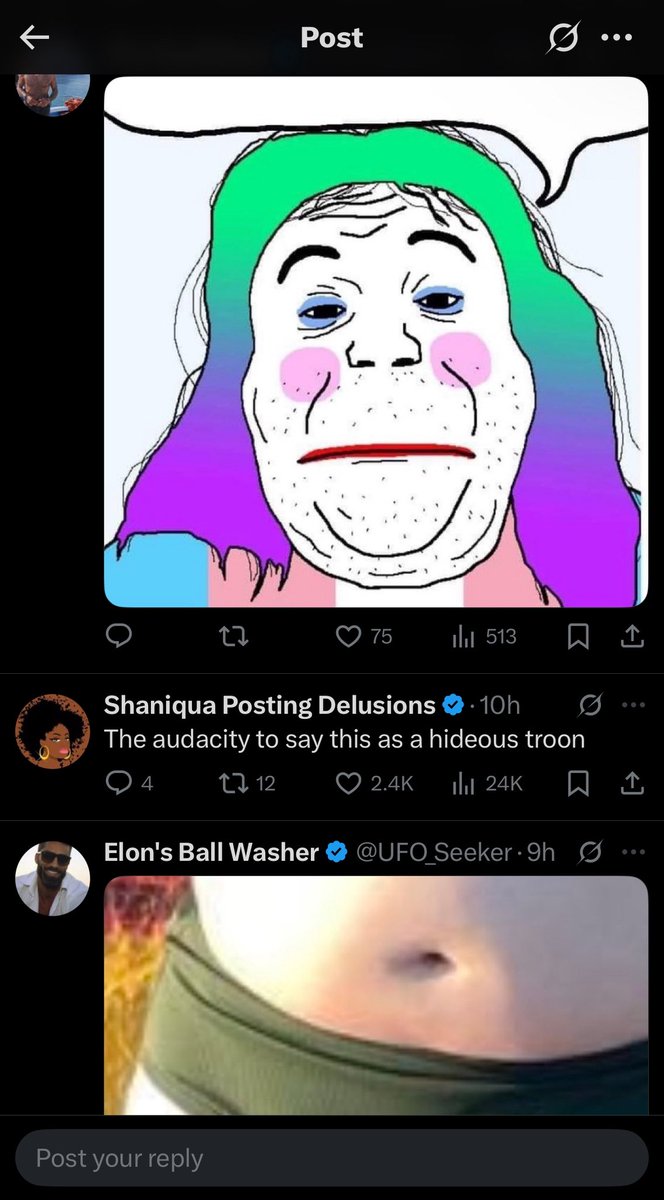 urinesecurities's tweet photo. @DeIudedShaniqwa @CantEverDie your post is the only thing stopping these abominations from combining https://t.co/hWWonDeykr