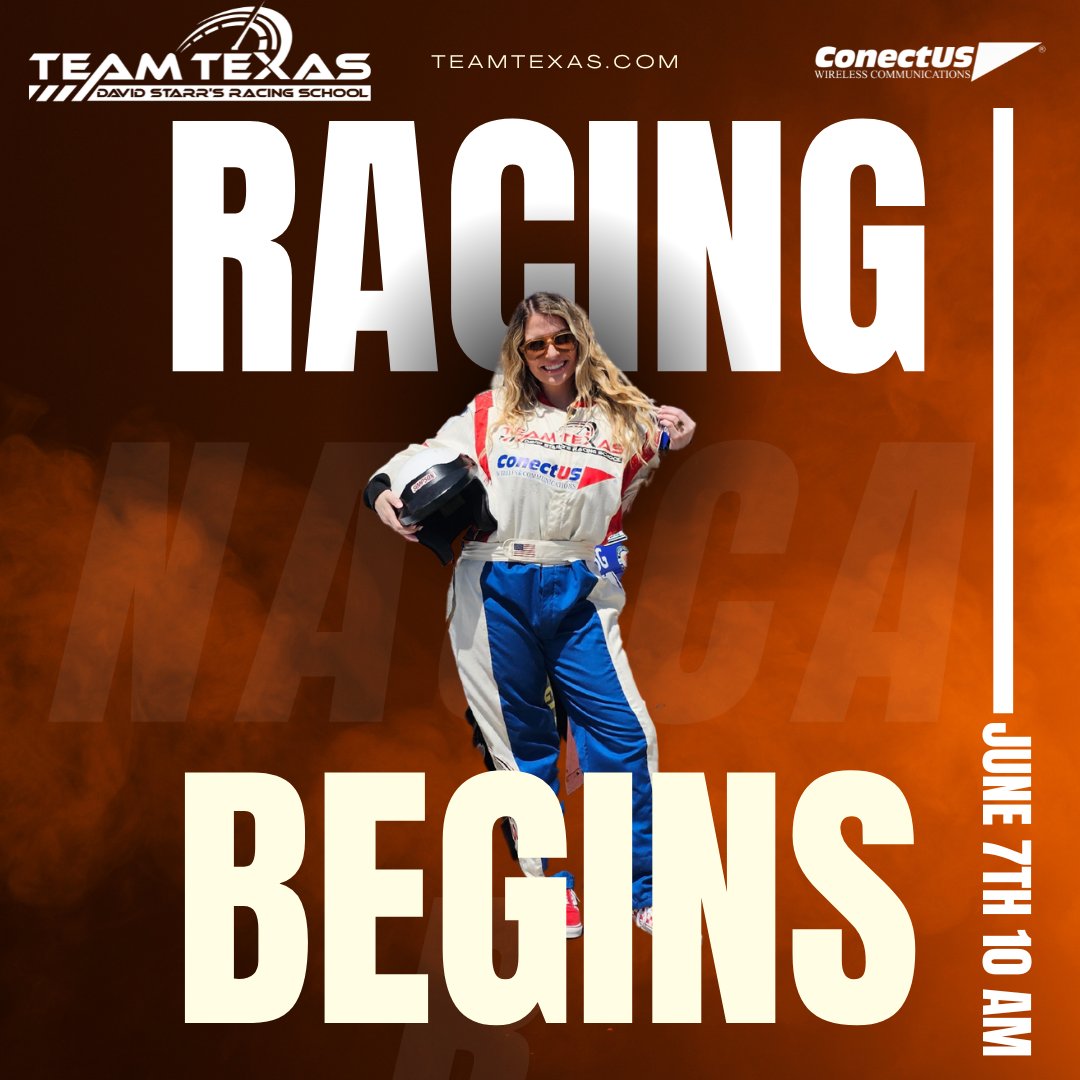 TeamTXDrivin's tweet image. POV: You’re flying 160+ mph in a real NASCAR.🏁
🏆June 7th. 10 a.m.
You drive. Or ride. Either way—it’s full throttle.🛞💥
Let’s go racing!🏁
teamtexas.com
#RaceDayReady #BeADriver #TexasMotorSpeedway #TeamTexas #NASCARVibes #BucketListCheck @kimstarrtexas
@MyConectUS