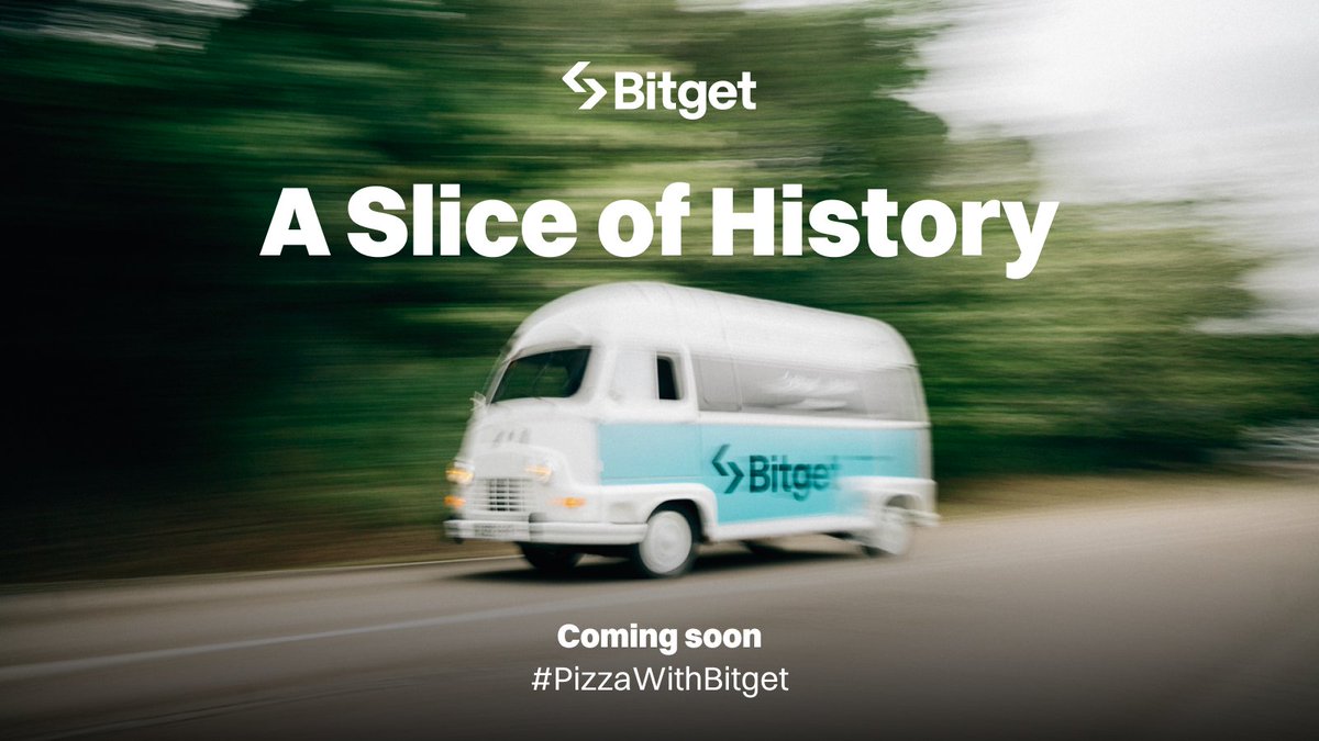 bitget's tweet photo. Get ready to relive crypto's tastiest moment.

A slice of history is coming soon!🍕

#PizzaWithBitget https://t.co/AsXsmOt2AK