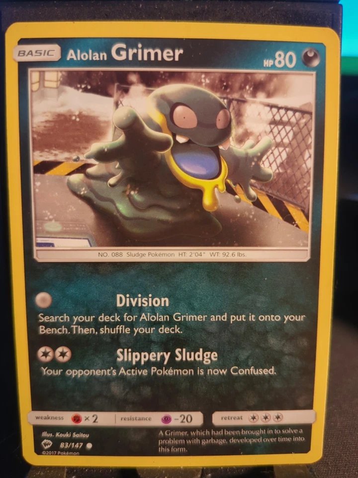 toony_dude's tweet image. 🗑️ Got a spot for this gooey guy? This Alolan Grimer (Common) from the Burning Shadows set is looking for a home! In near mint or better condition.

➡️ ebay.us/m/VSdyxc

#PokemonTCG #AlolanGrimer #BurningShadows #PokemonCards #eBay #DarkType