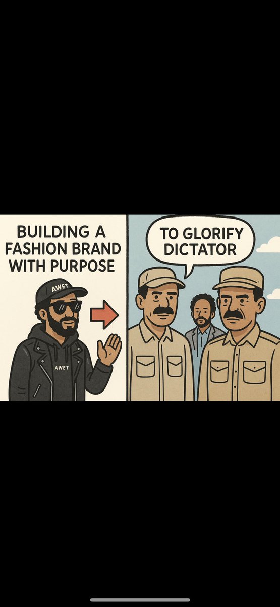 Mercy4ALL82's tweet photo. @Nebsi2 @AwetGW @TiborPNagyJr @DrJPPham @DrChTouati @washingtonpost @mrubin1971 @AwetGW The image👇🏽 is to help you see the real picture in the role you participate in furthering #Eritrean dictator &amp; #PFDJ regime's agenda. A bad look for @AwetNyc brand et all. @saks &amp; @kennethcolereal could drop you like a bad habit if they were to know this.  #BlueRevolution https://t.co/szKxWQ1rNX