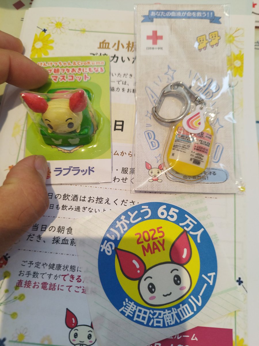 やっと40回目。
血小板だと1年に12回しかできないので時間がかかるなー。