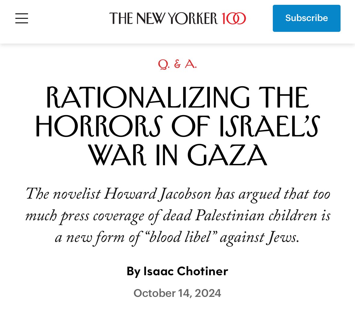 JehadAbusalim's tweet photo. Zionists in Israel: “Every baby in Gaza is an enemy” and “Down to the last baby.”

Zionists in the United States: “The novelist Howard Jacobson has argued that too much press coverage of dead Palestinian children is a new form of “blood libel” against Jews.” https://t.co/TN85SCUIv4