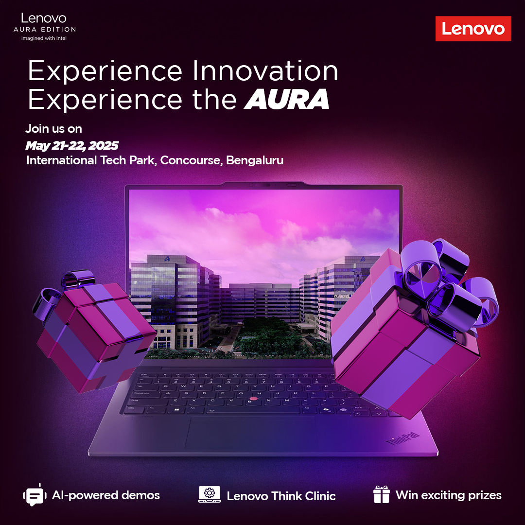 Bengaluru, experience the Aura. See the new ThinkPad X9 in action &amp; win exciting prizes!

Register now to experience the Aura: lnv.gy/4dpBWAV

#Lenovo #SmarterTechnology #ThinkPadX9 #TechPark #ExperienceZone