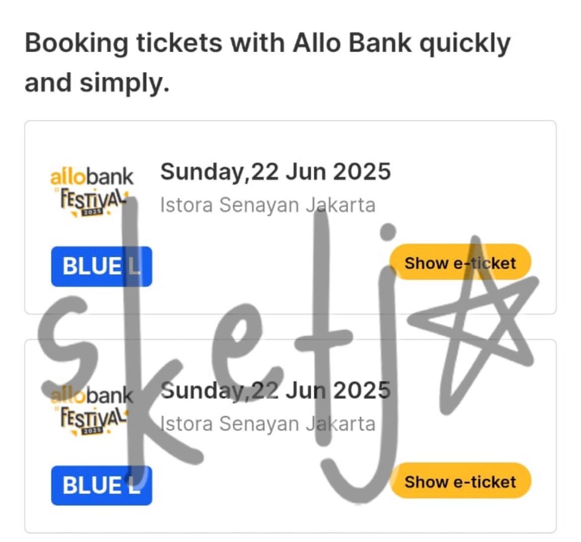 sketja's tweet photo. Coming soon giveaway 🥺❤️

Allobank day 1 &amp; day 2 section blue!! https://t.co/ydXuMF4fKY