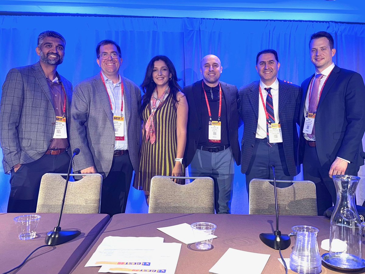Ali Alikhani MD 🇺🇸 (@alialikhanimd) on Twitter photo Much gratitude to the <a href="/thegestgroup/">GEST -Global Embolization Symposium & Technologies</a> for inviting me to speak and co-moderate the session on “tips and tricks” outlining success pathways in different practice types for our trainees.Special thanks to <a href="/MerveOzenMD/">Merve Ozen</a> and the rest of the panel! Much gratitude to the <a href="/thegestgroup/">GEST -Global Embolization Symposium & Technologies</a> for inviting me to speak and co-moderate the session on “tips and tricks” outlining success pathways in different practice types for our trainees.Special thanks to <a href="/MerveOzenMD/">Merve Ozen</a> and the rest of the panel!